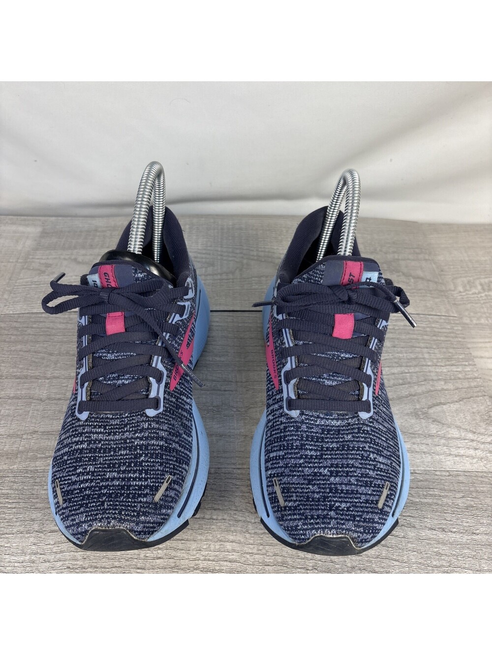 Brooks Ghost 14 Navy Blue Pink Light Blue Women's Size 6.5 - Picture 3 of 13